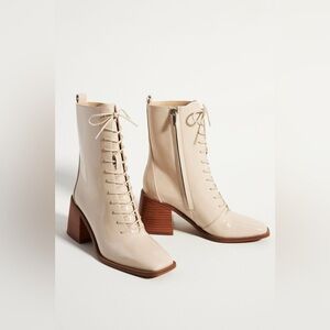 Sam Edelman Westie Heeled Lace-Up Boots